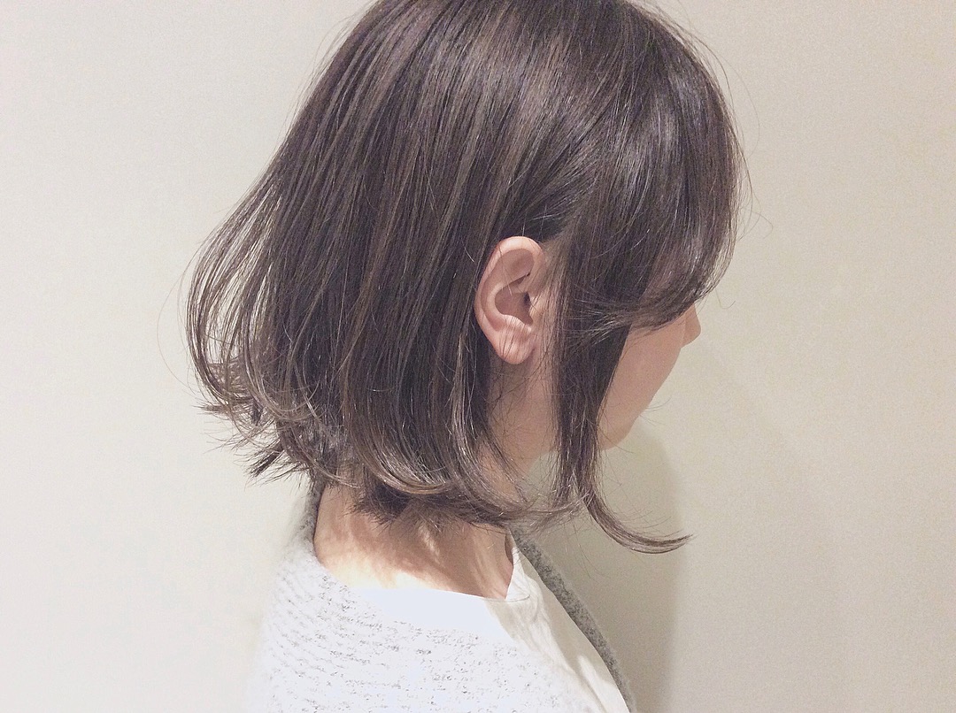 グレージュ×ハイライト