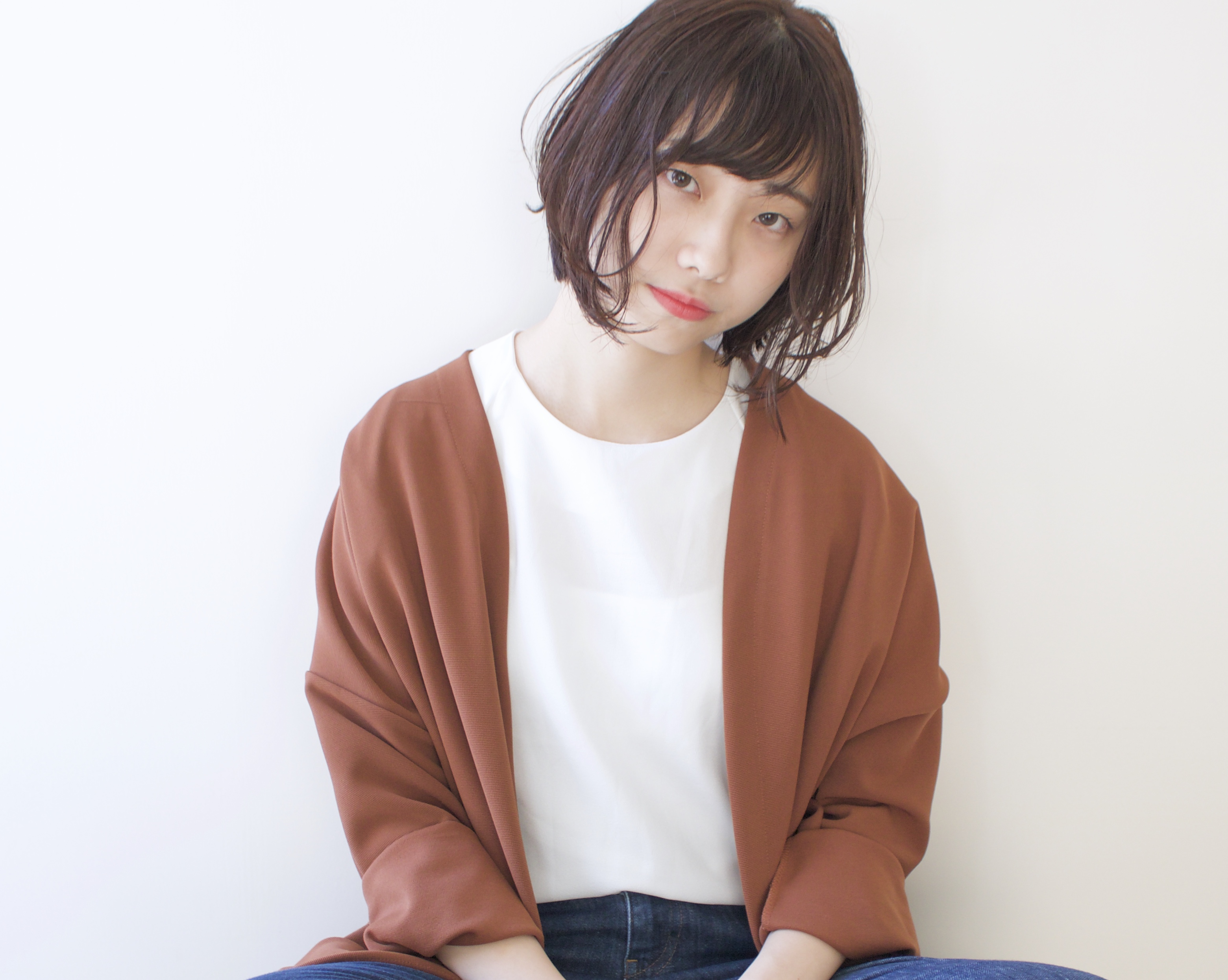 前下がりのショートボブ