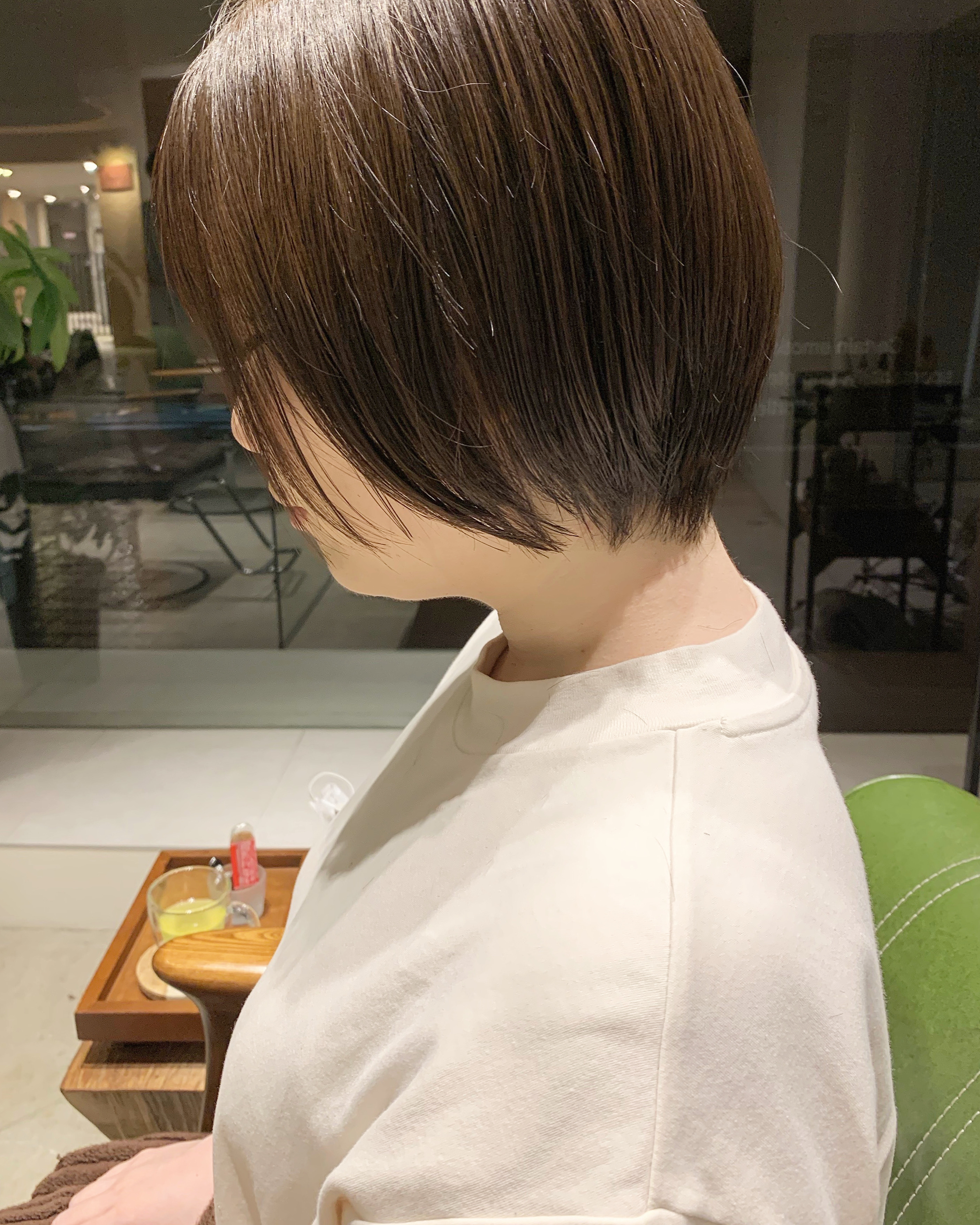 緩やかなショートボブ