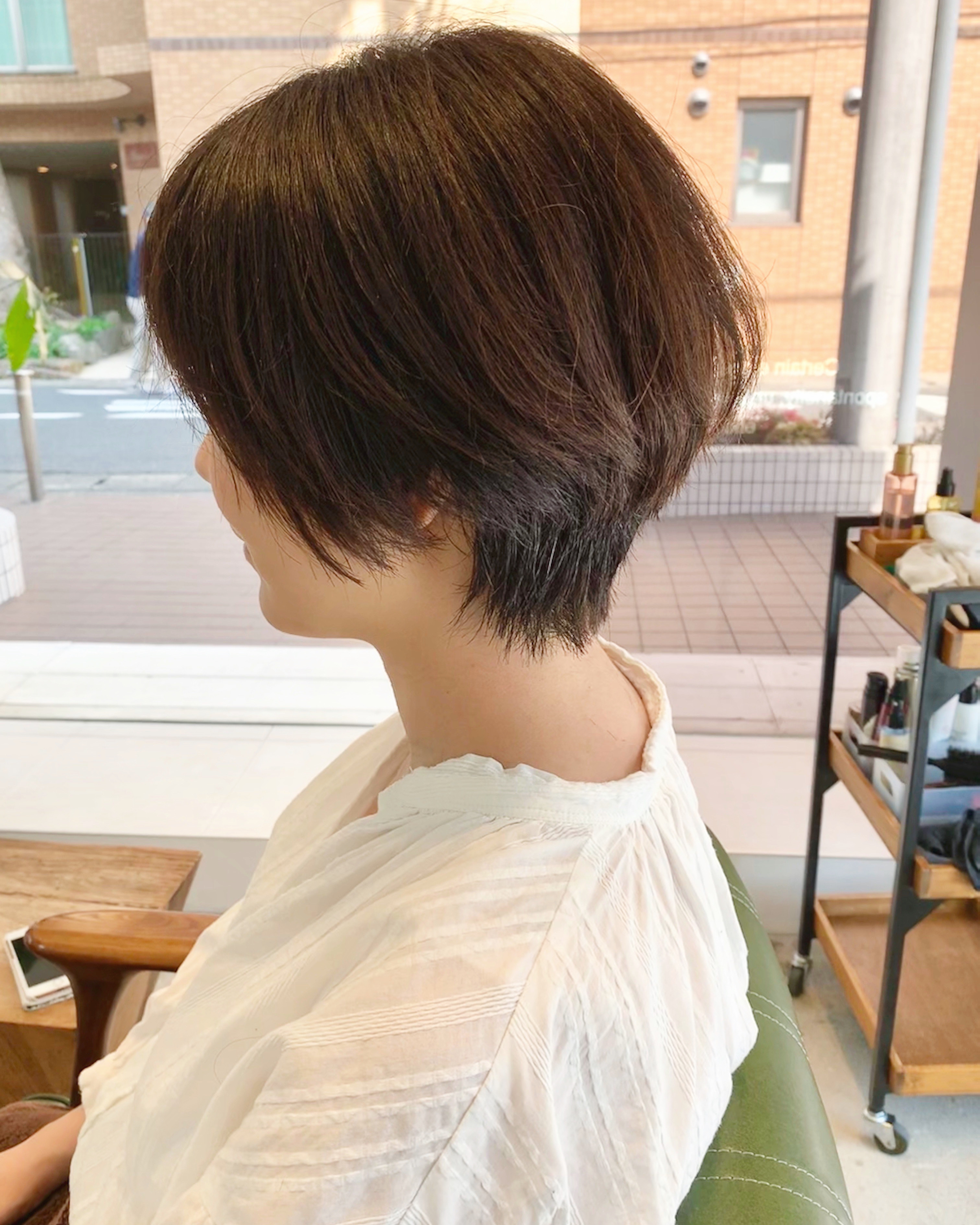 涼しげな大人シュート