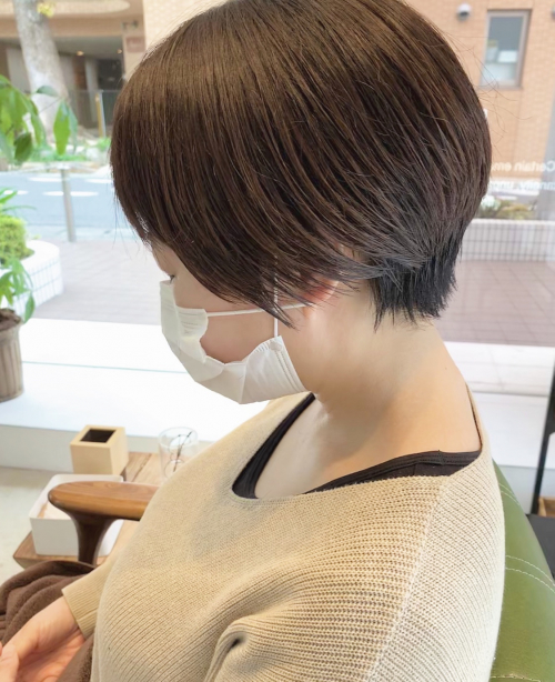 夏らしいツーセクションショート 夏らしいツーセクションショート